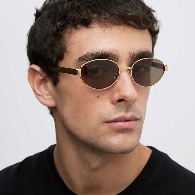 Lentes de Sol - Karam Gold Kakao