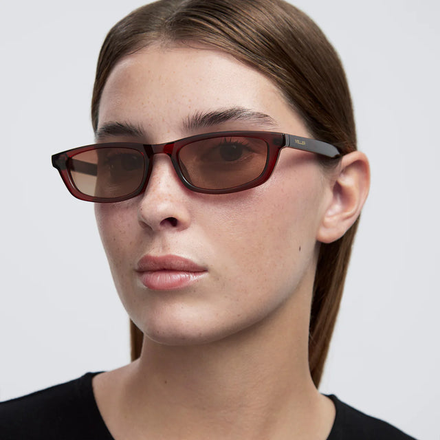 Lentes de sol Rami Maroon Brown Meller Chile - vista 4