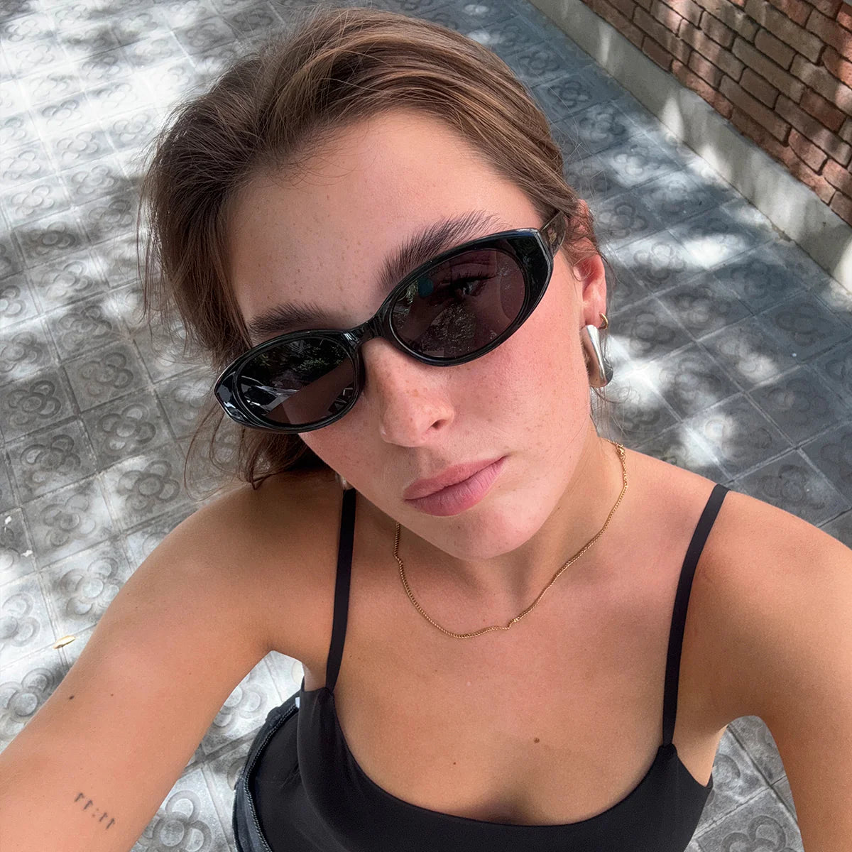 Lentes de sol Zina All Black Meller Chile - vista 6