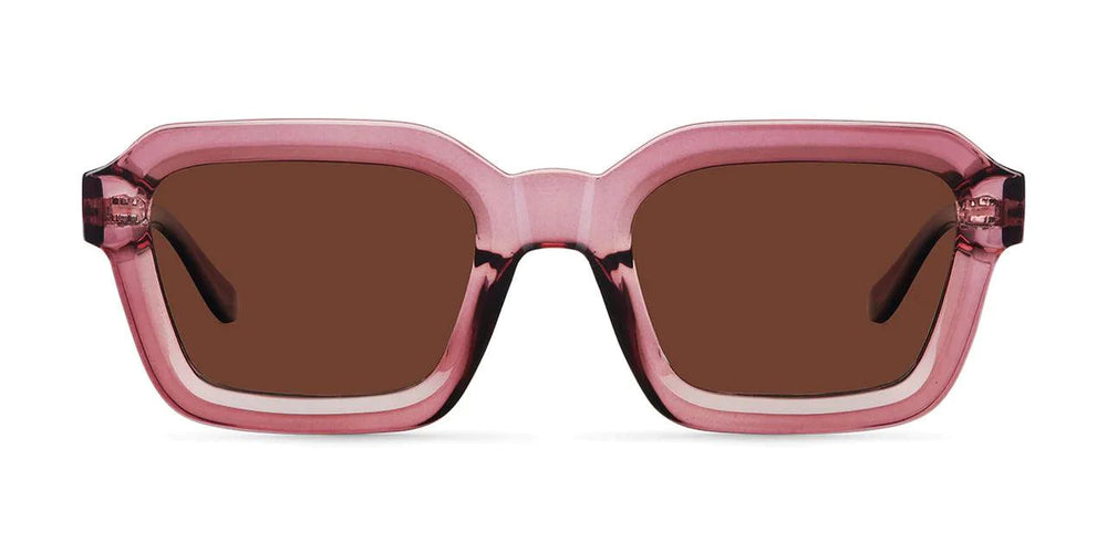 Lentes de sol - Nayah Dark Pink Kakao - Meller Uruguay