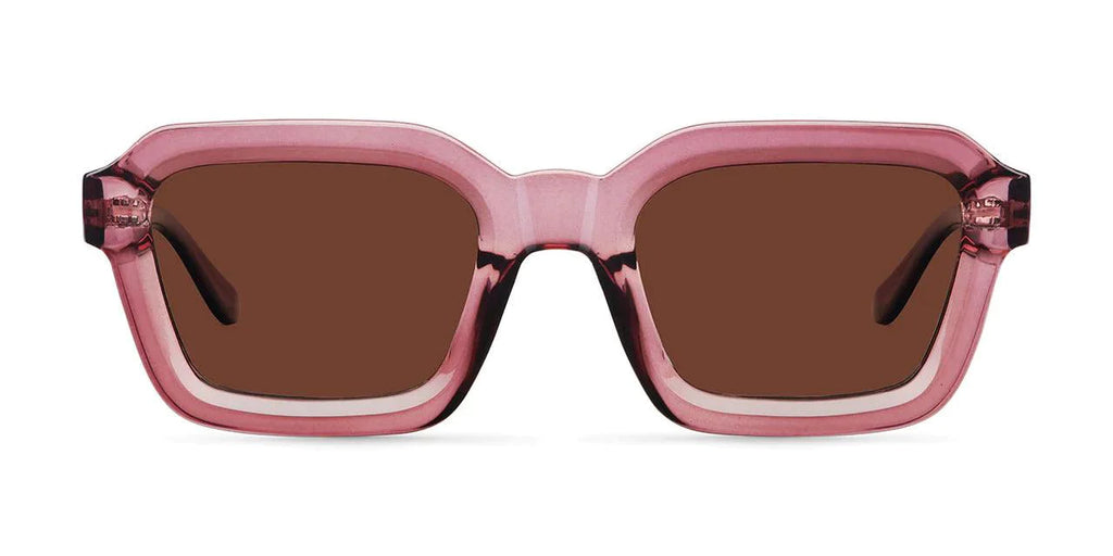 Lentes de sol - Nayah Dark Pink Kakao - Meller Uruguay