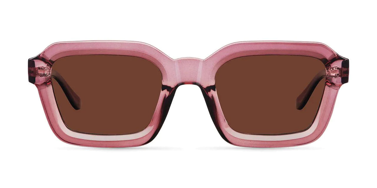 Lentes de sol - Nayah Dark Pink Kakao - Meller Uruguay